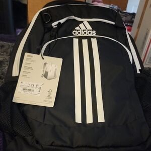 Adidas Black and White Men's Backpack